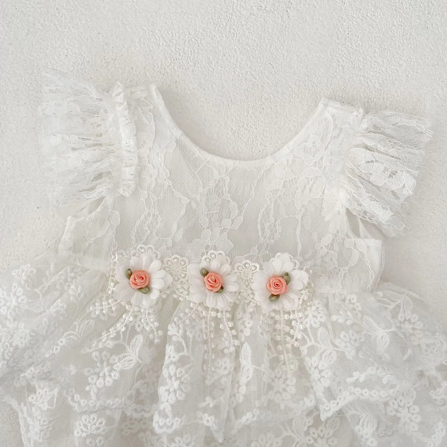 CLEARANCE - Viviannah Lace Romper