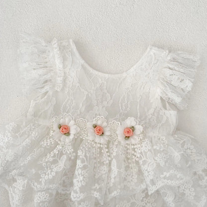 CLEARANCE - Viviannah Lace Romper