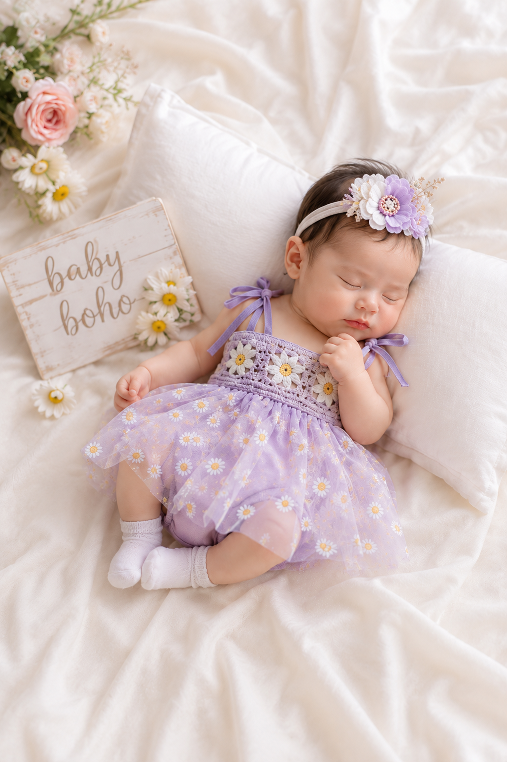 Evie -Daisy Tutu Romper - Special Price