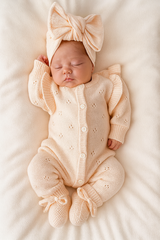 CLEARANCE - Ella Ruffle Romper- Pink