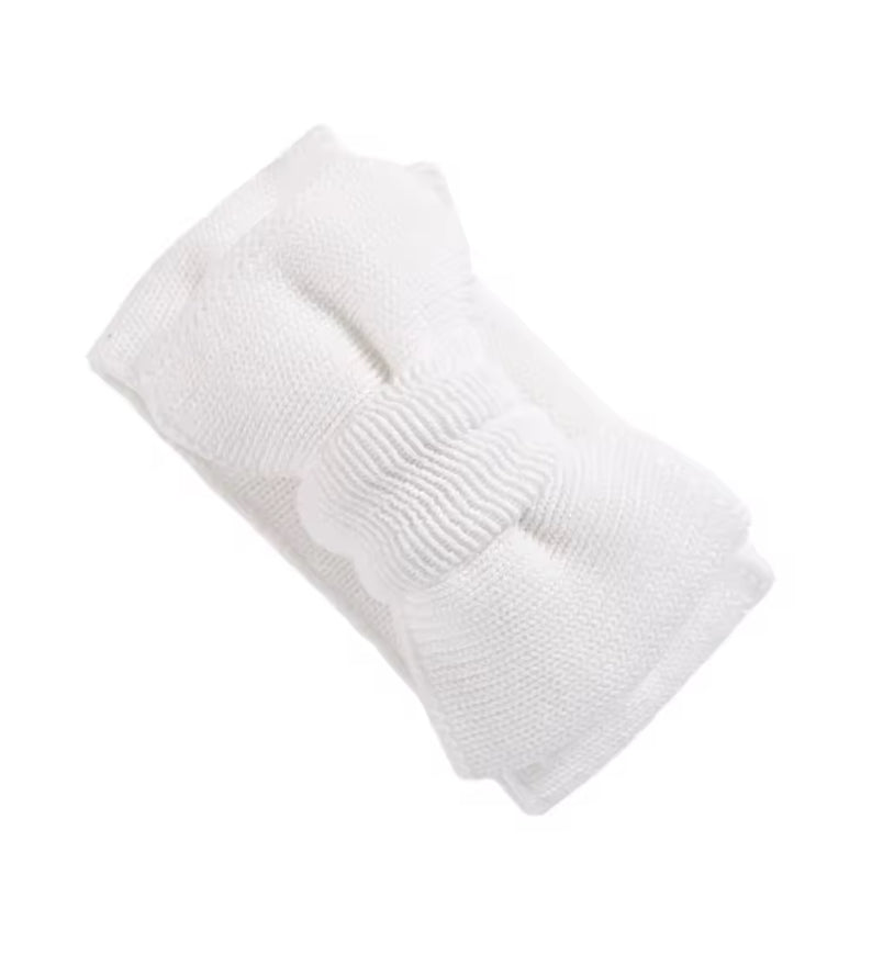 Bobbie white knit Headband