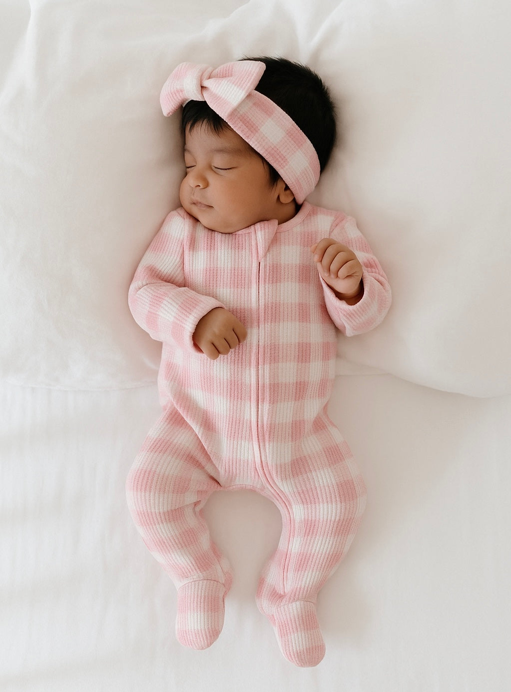 CLEARANCE- Cotton Gingham Romper set