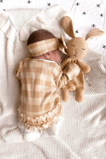 CLEARANCE - Cotton Gingham Romper set