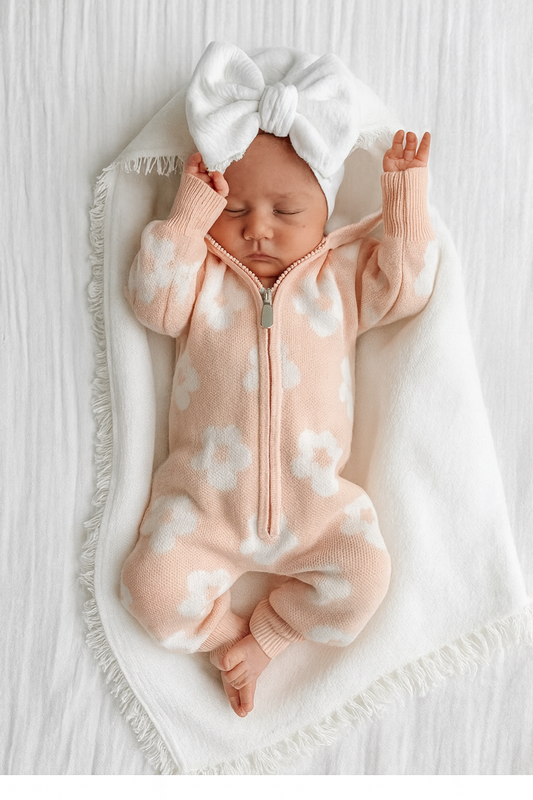 CLEARANCE - Chelsea Cotton hoodie Outwear Romper