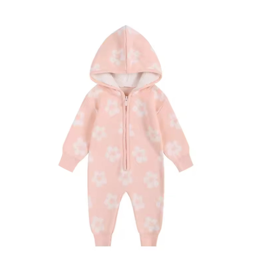 CLEARANCE - Chelsea Cotton hoodie Outwear Romper