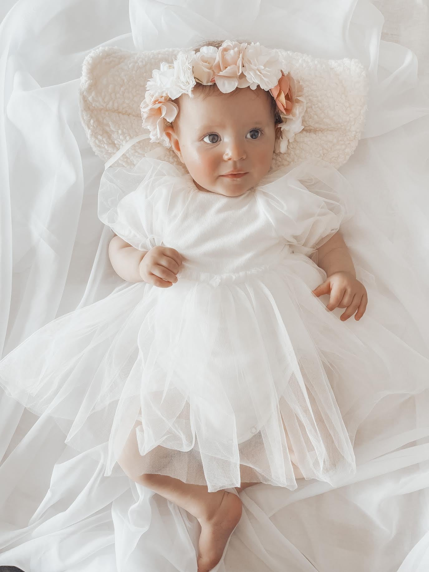 Melody whimsical flower crown