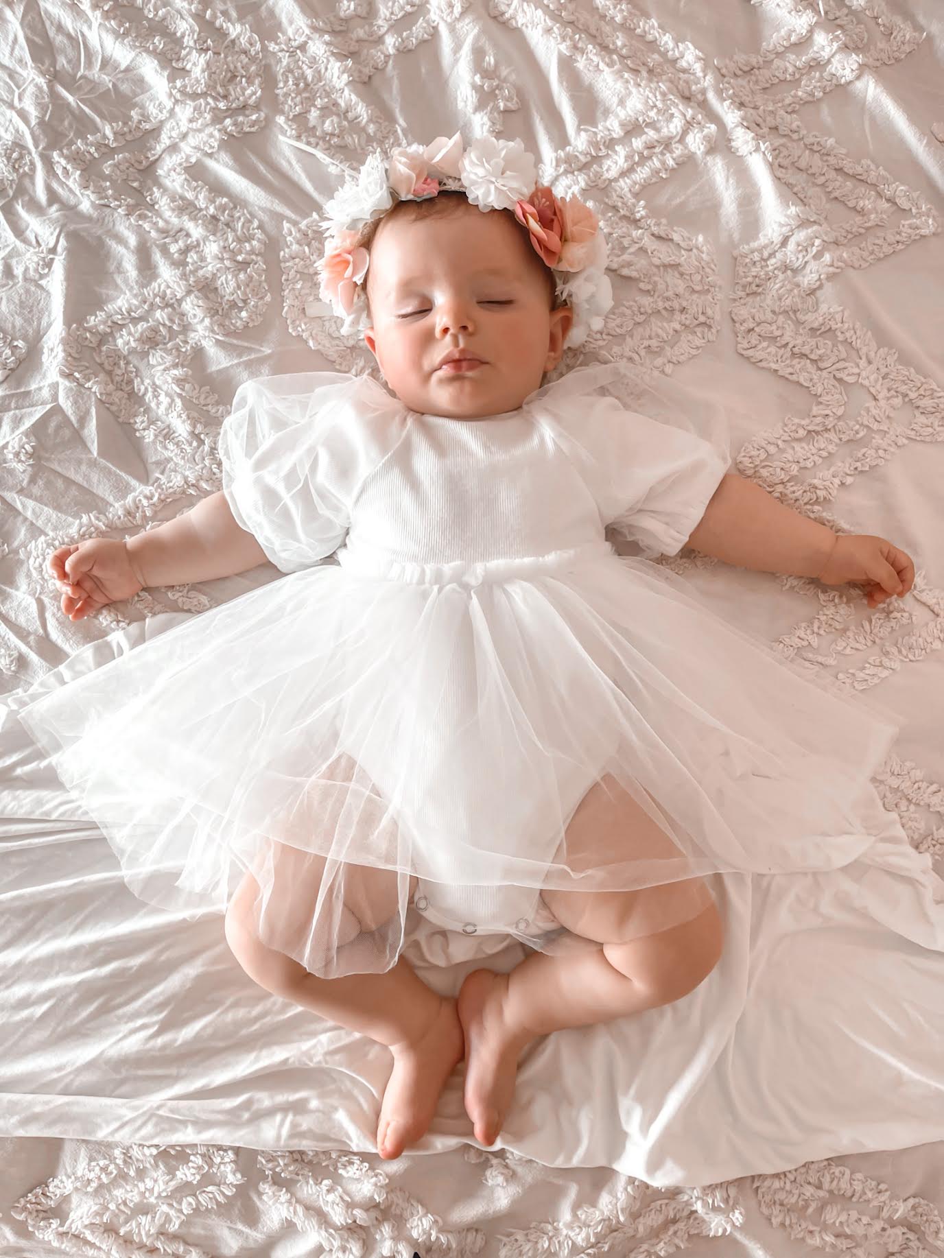 Melody whimsical flower crown