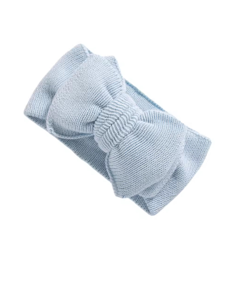 Bobbie white knit Headband