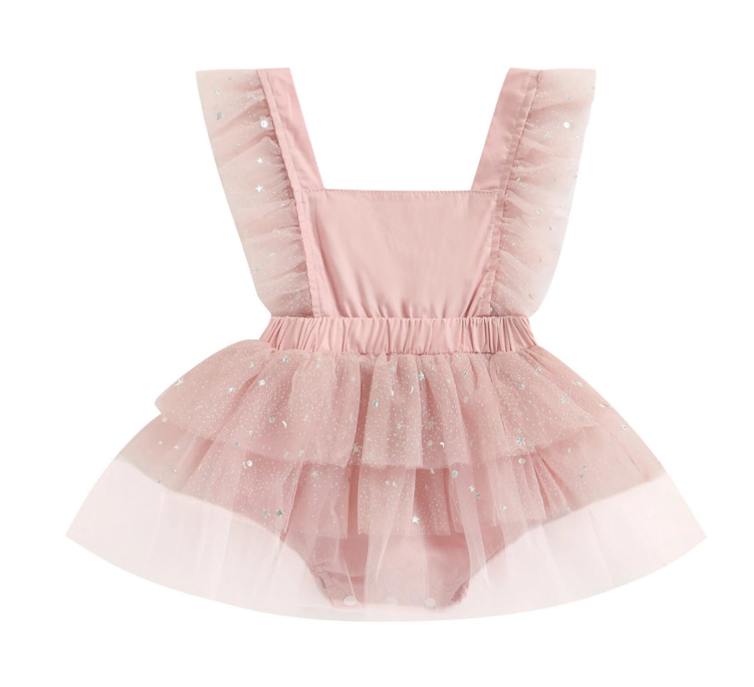 Sara - tulle Romper Dress