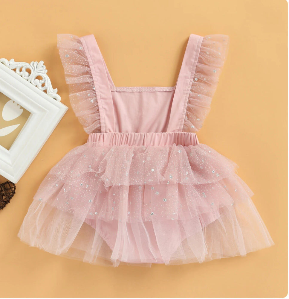 Sara - tulle Romper Dress