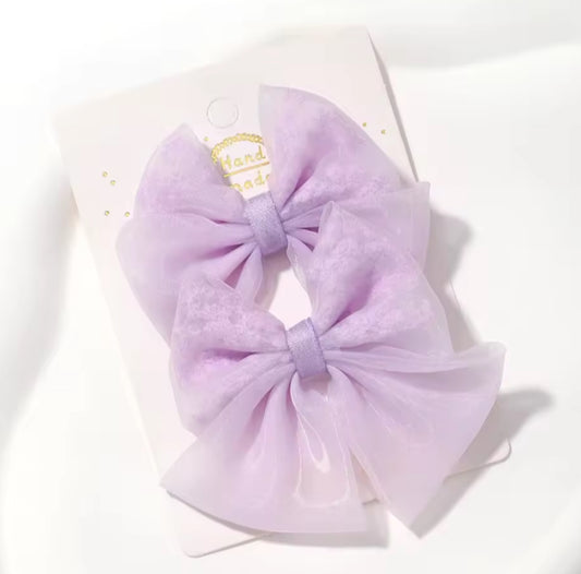 CLEARANCE- Trudy tulle  clips x 2