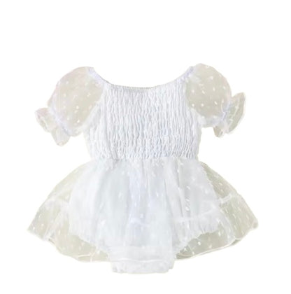 CLEARANCE - Jasmine Tulle Swiss dot tutu Romper