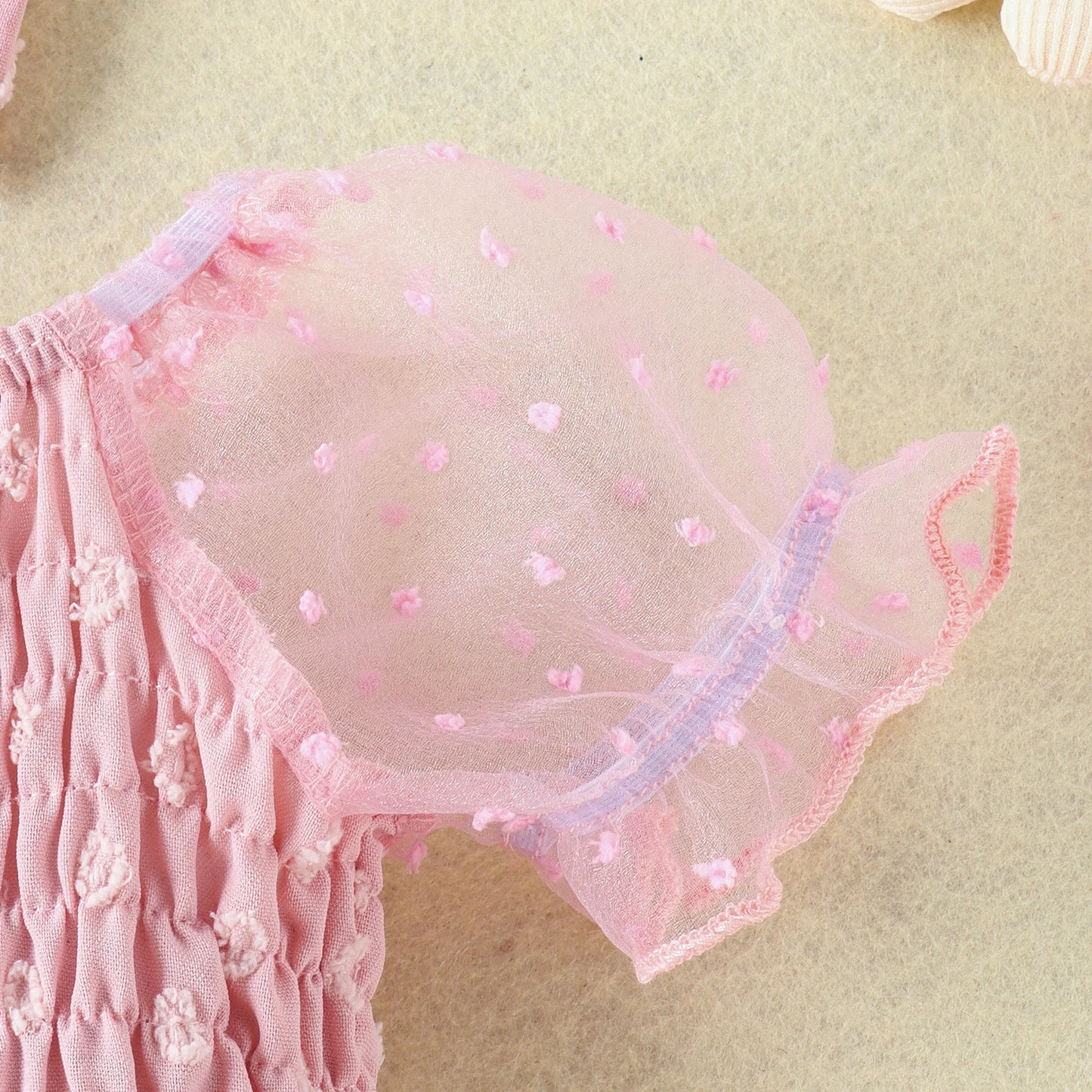 CLEARANCE - Jasmine Tulle Swiss dot tutu Romper