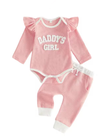 2 pce Romper Set - Daddy’s Girl