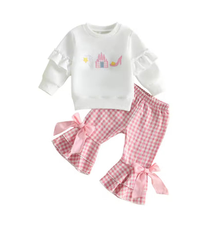 Fairy Castle 2 pce embroidered Set