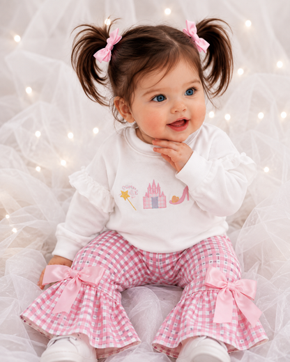 Fairy Castle 2 pce embroidered Set