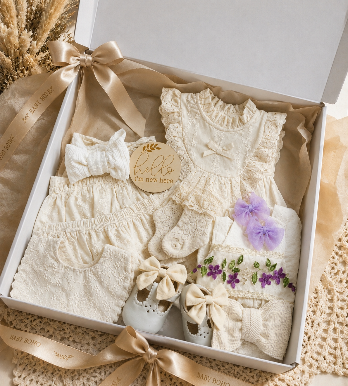 Helina Vintage Gift Box 1-3mths