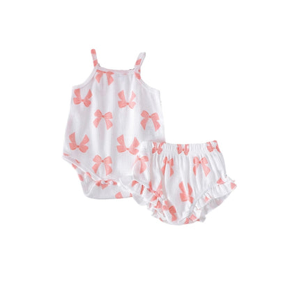 CLEARANCE- Bow Peep Romper set