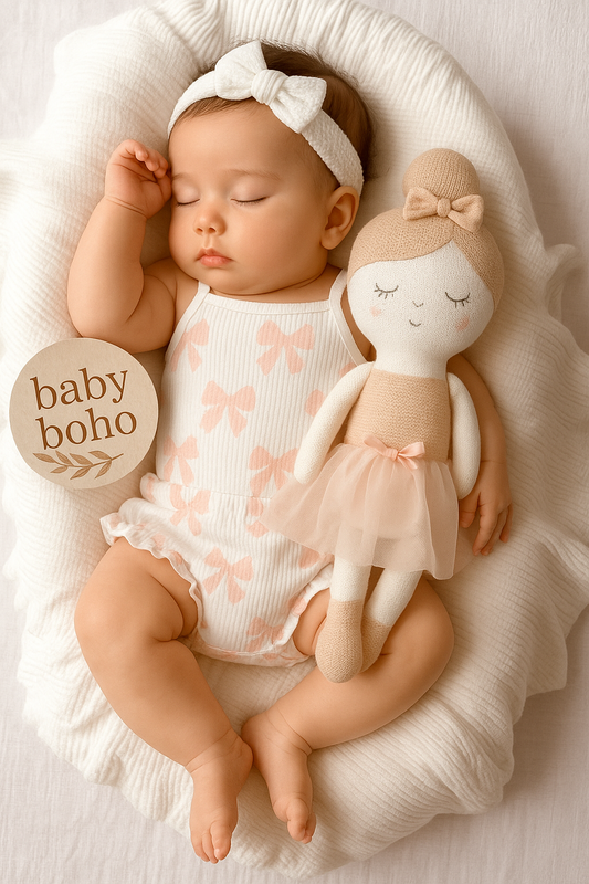 CLEARANCE- Bow Peep Romper set