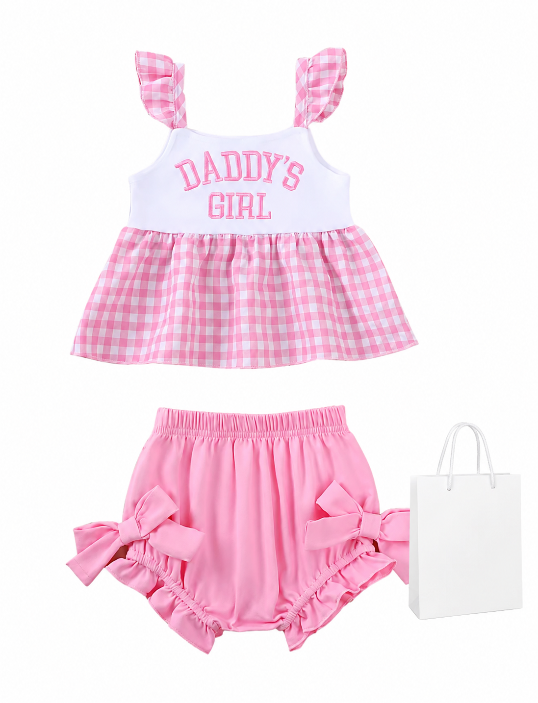 Daddy’s Girl embroidered 2 pce Set