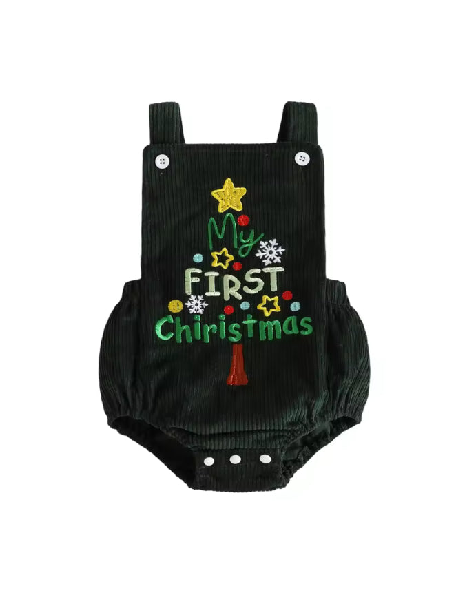 My first Christmas cotton overalls - special price
