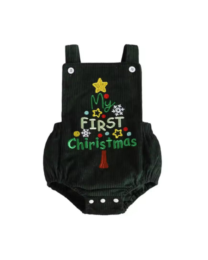 My first Christmas cotton overalls - special price