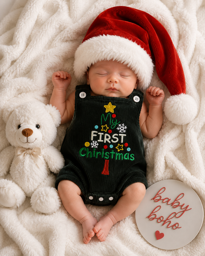 My first Christmas cotton overalls - special price