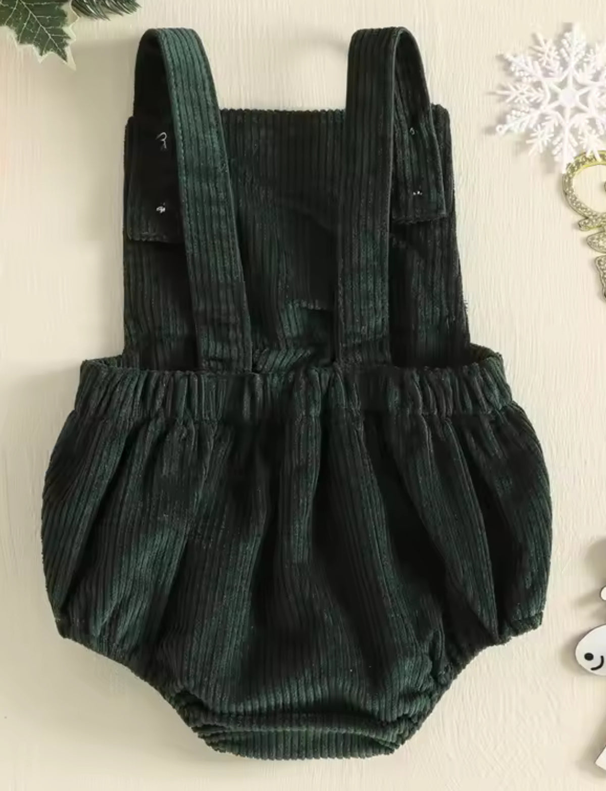 My first Christmas cotton overalls - special price