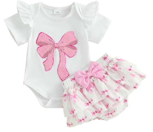 🌺🌺 SPECIAL PRICE - Bella Bow Romper Set - limited time
