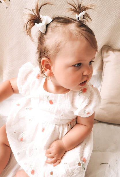 Rosalee - tiny bow clips -2 clios