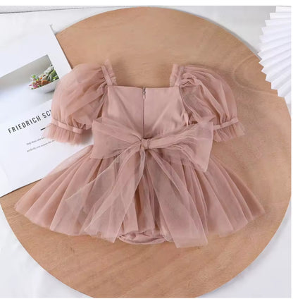 Amelia dusty pink tulle Romper - special price - limited time