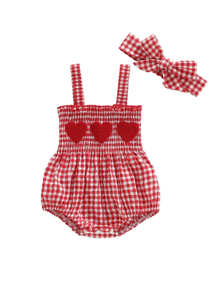 🌺🌺 SPECIAL PRICE- Strawberry Hearts romper - Limited Time