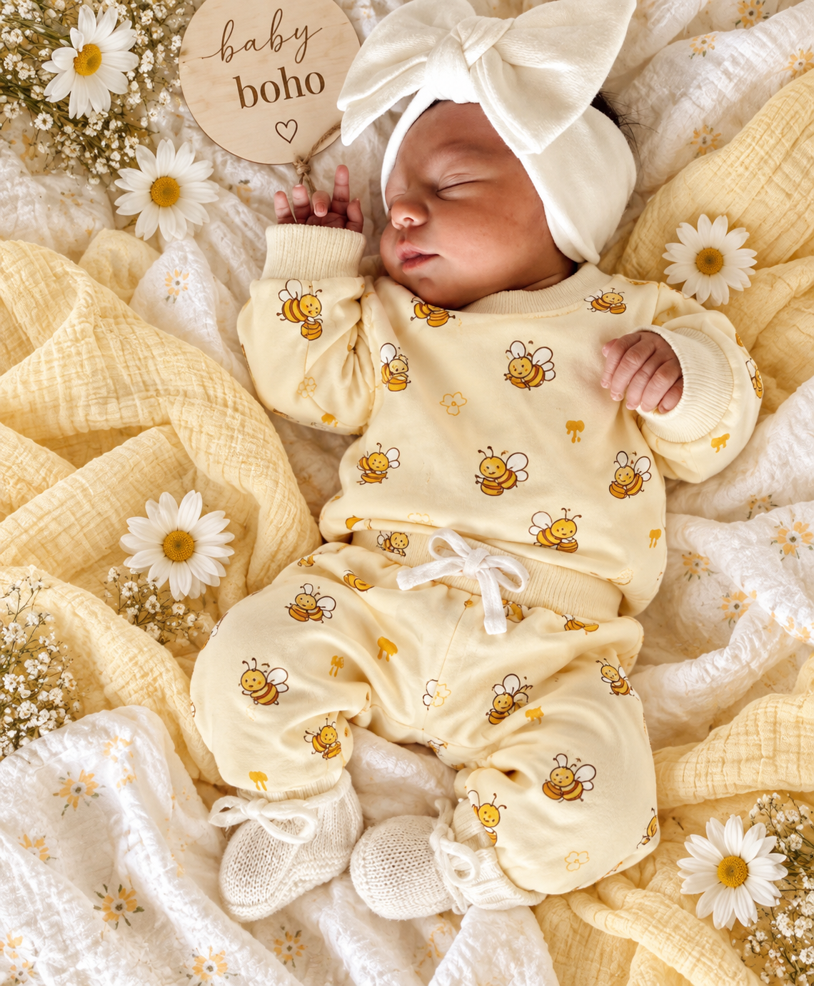 Bee kind 2 pce cotton Set