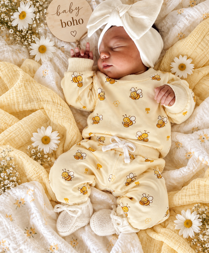 Bee kind 2 pce cotton Set