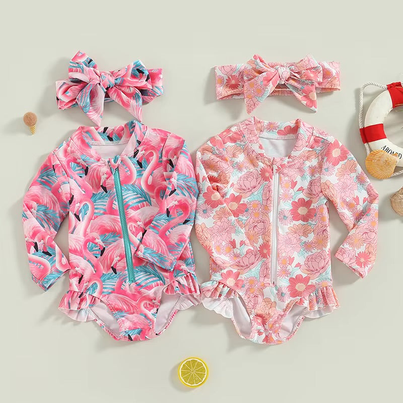 🌺🌺 SPECIAL PRICE- Flower or Flamingo Swim set