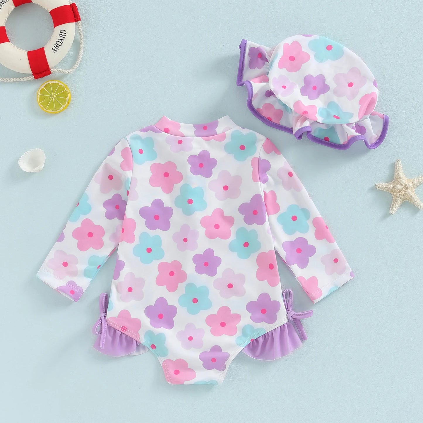🌺🌺 SPECIAL PRICE- Sprinkler princess  swimsuit Set