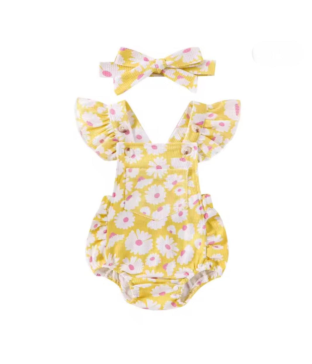 🌺🌺 SPECIAL PRICE- Daisy Days Romper Set- Limited Time