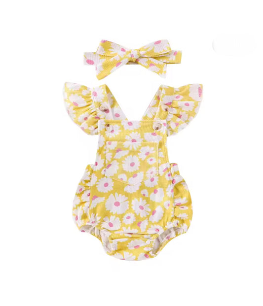 🌺🌺 SPECIAL PRICE- Daisy Days Romper Set- Limited Time