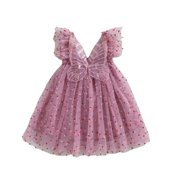 Cassie  - wing tulle dress