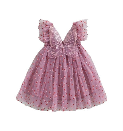 Cassie  - wing tulle dress