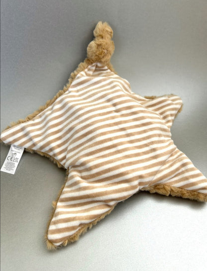 3 pce SET- Highland Cows Short Sleeve Organic Bodysuit with Frill and topknot and plush comforter