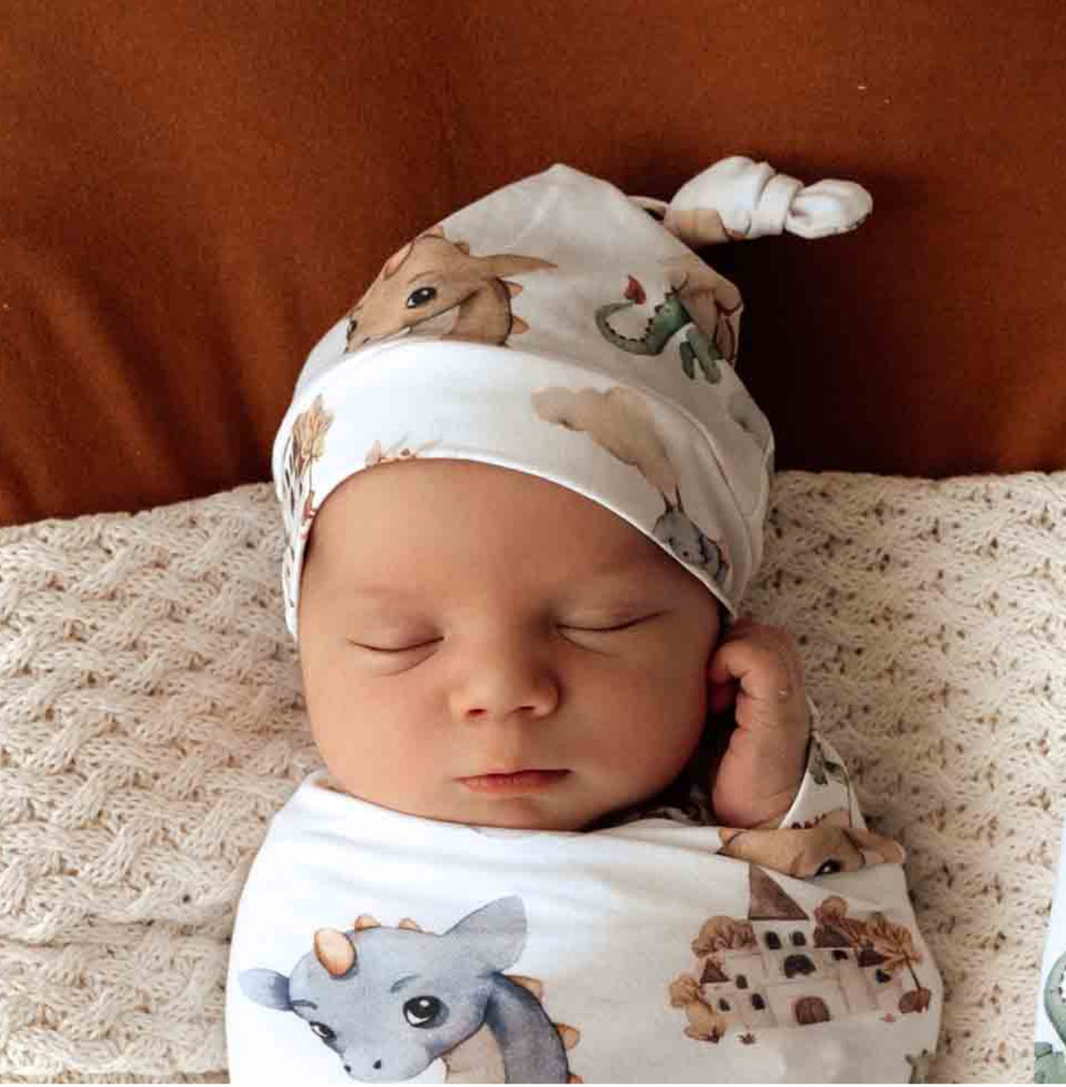 Dragon Organic Knotted Beanie