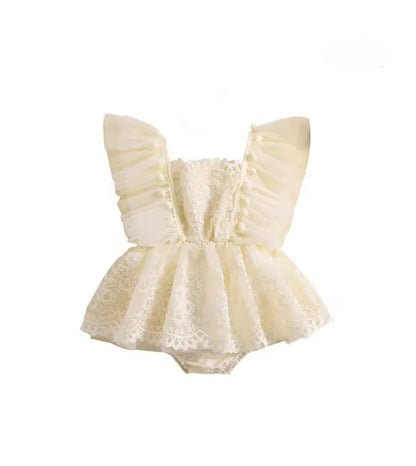 🌺🌺 - Special price- Pom Pom lace Romper