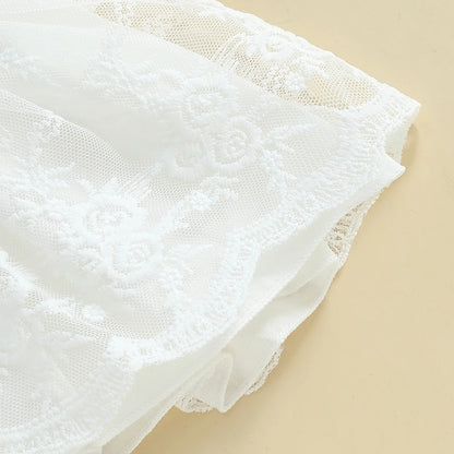 🌺🌺 - Special price- Butterfly embroidered Lace Romper