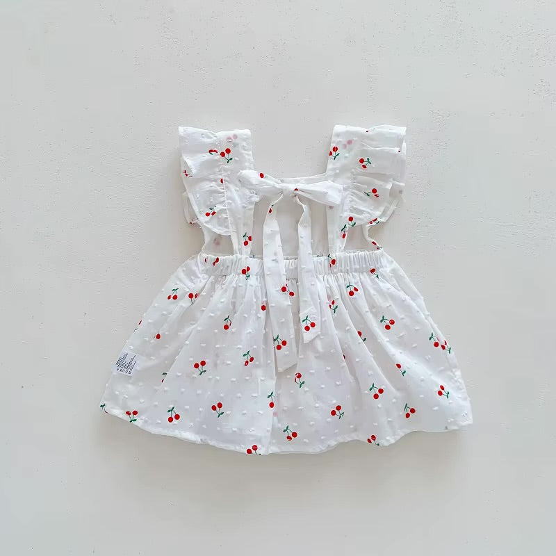 Cherry lane dress/romper