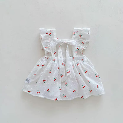 Cherry lane dress/romper