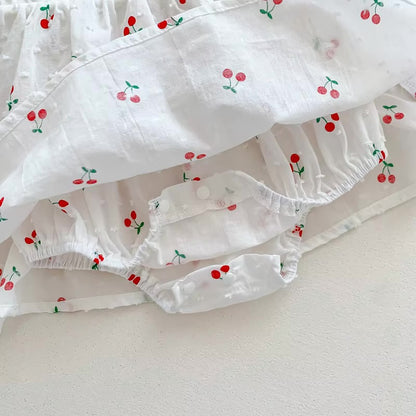 Cherry lane dress/romper