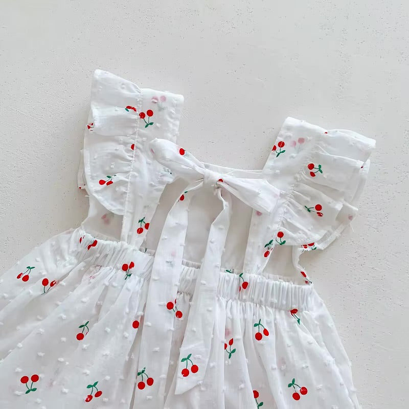 Cherry lane dress/romper