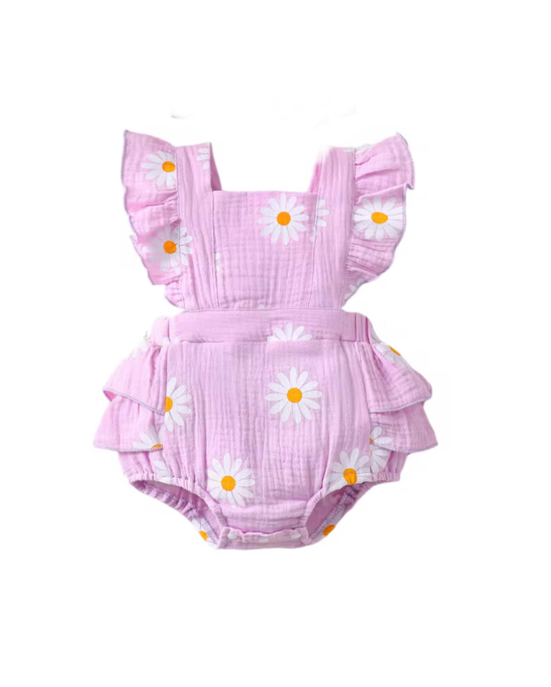 Daisy Print Romper- special price