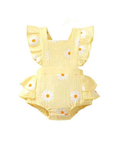 Daisy Print Romper- special price